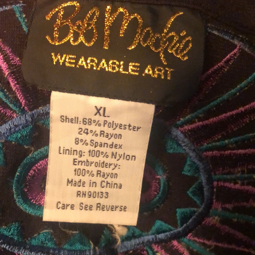 Bob Mackie Wearable Art Jacket - image 5